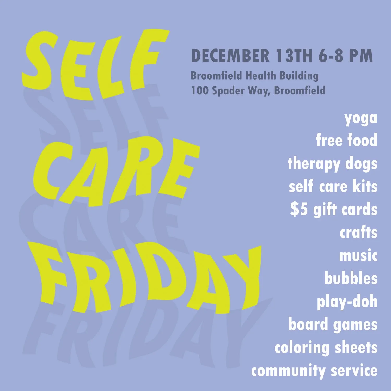 Self Care Friday Instagram Post